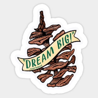 Redwood Pinecone Sticker